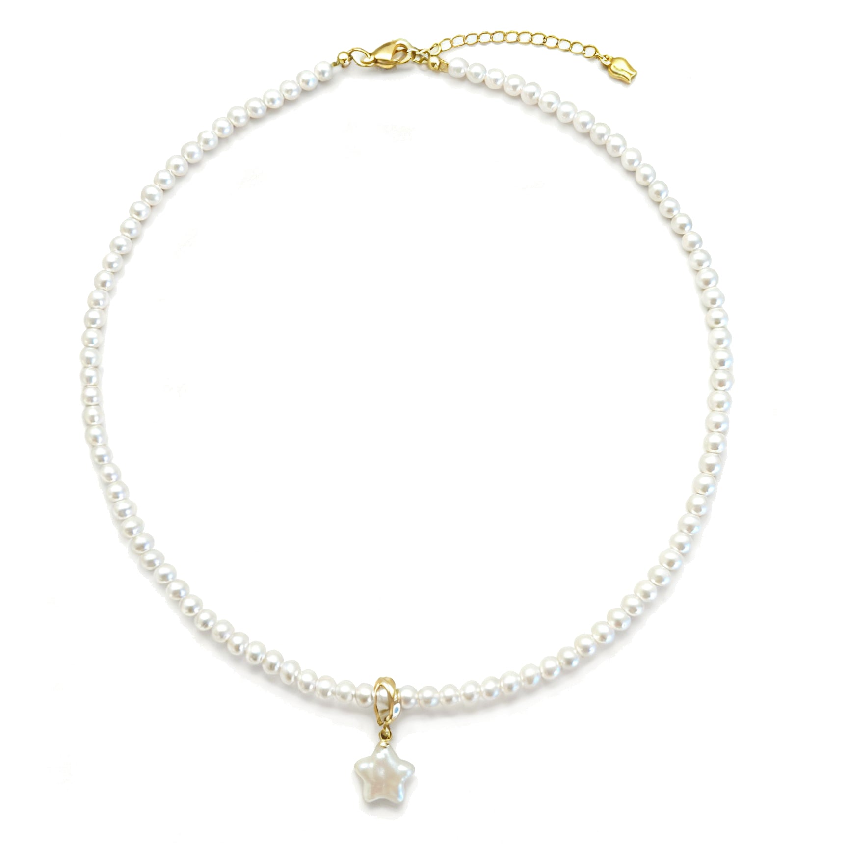 Starlit Pearl Pendant Necklace