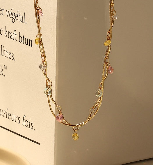 Floral Gem Necklace