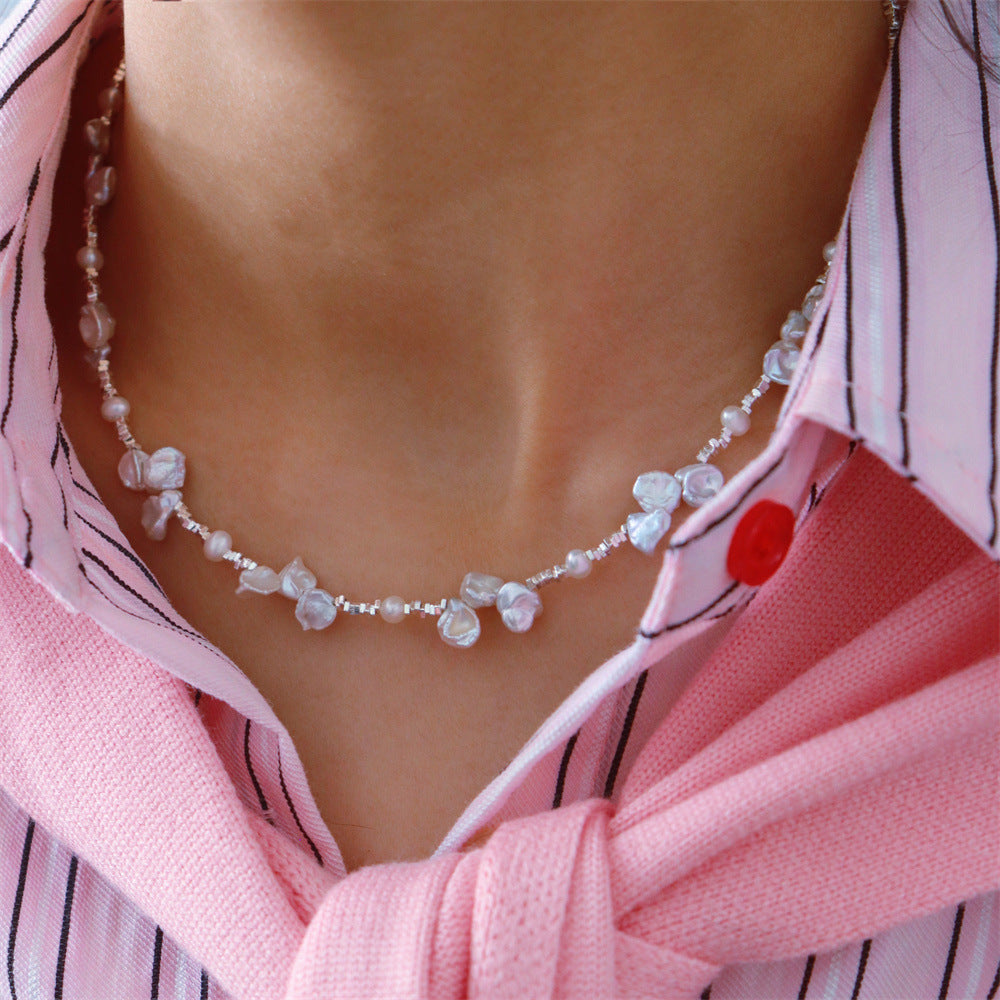 Petals Pearl Necklace