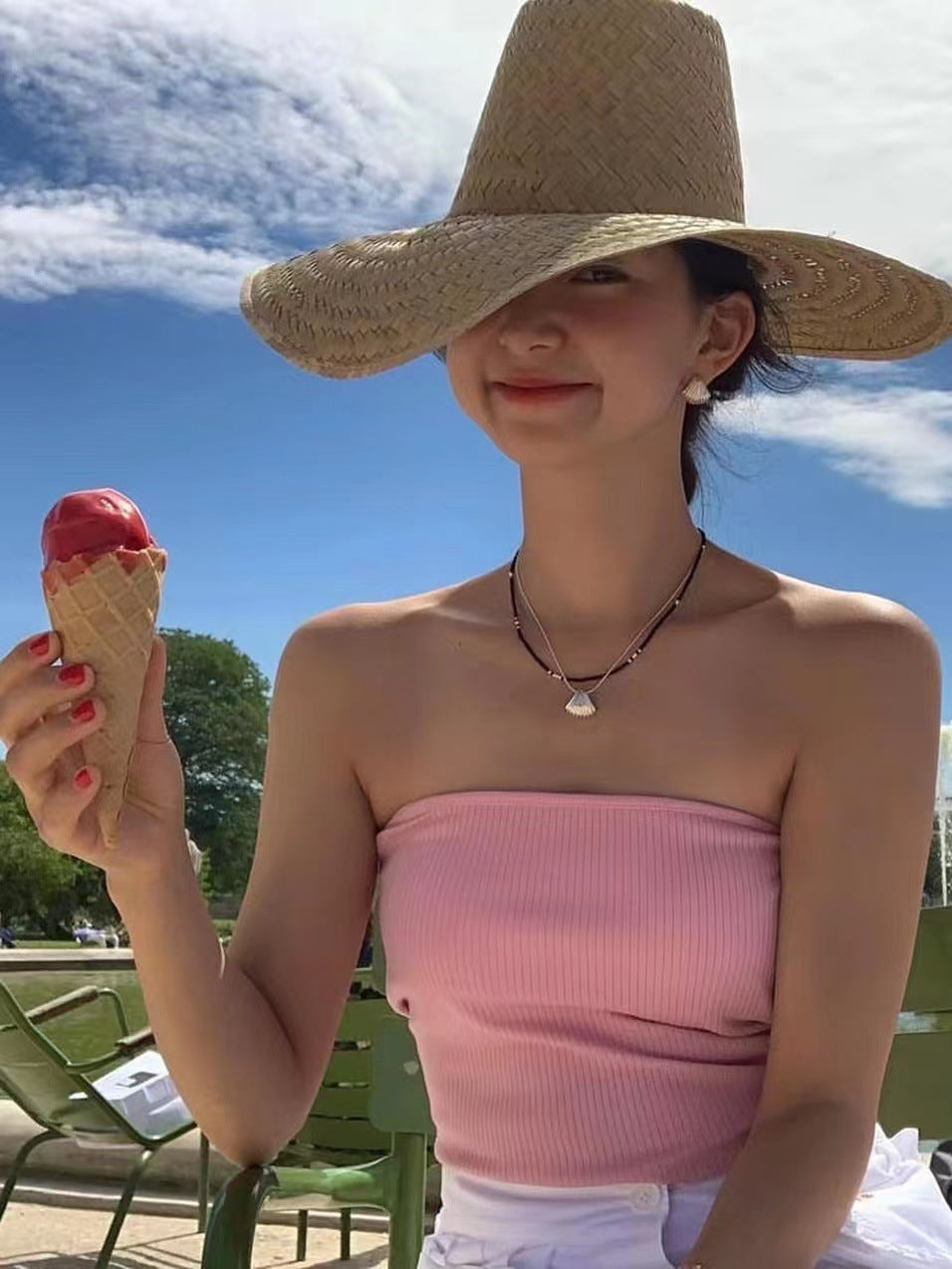 Golden Shell Necklace