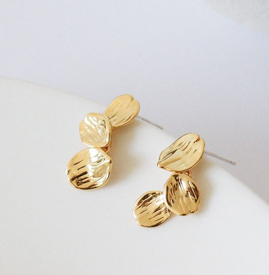 Golden Leaf Earrings