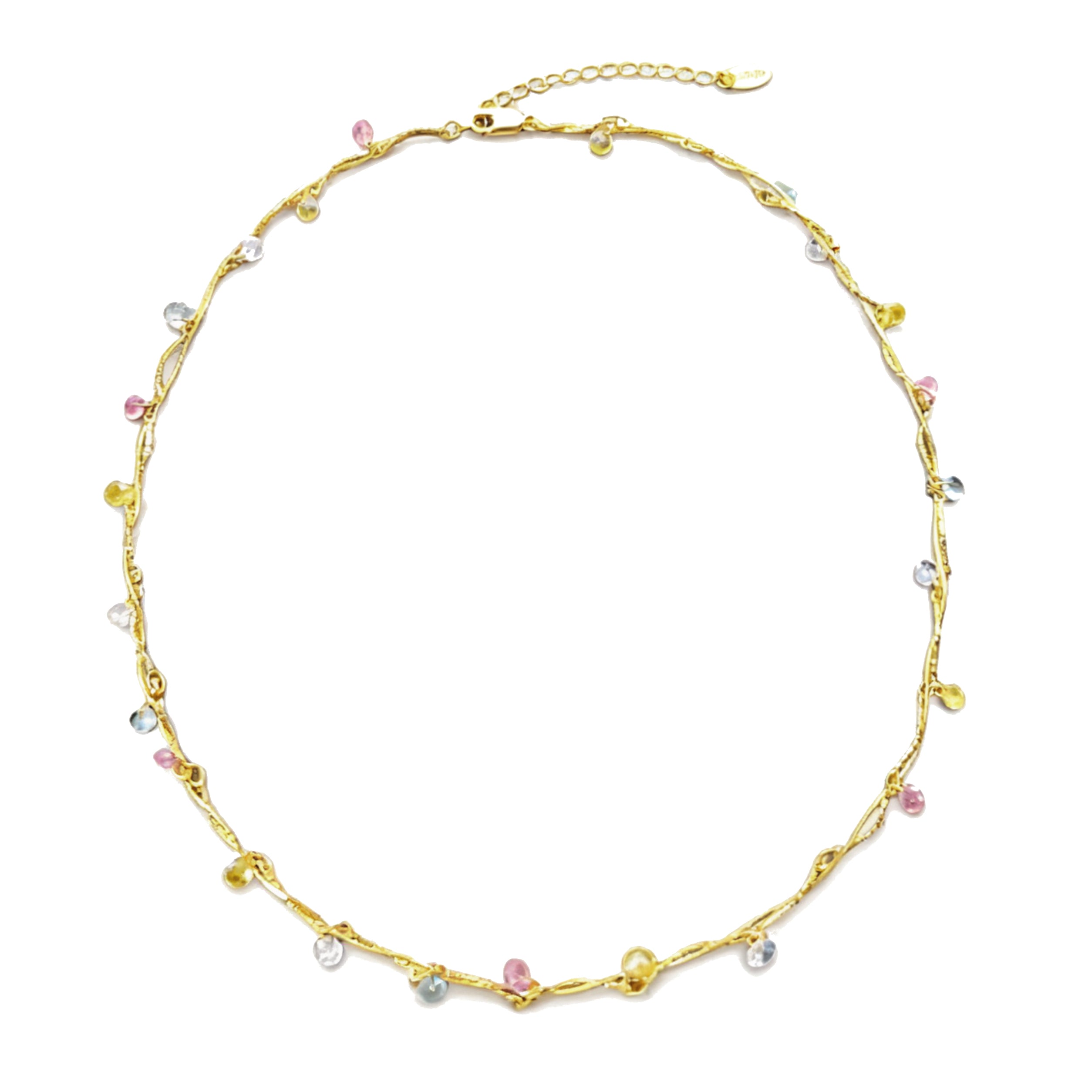 Floral Gem Necklace