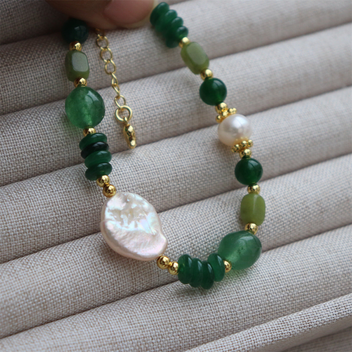 Verdant Pearl Bracelet