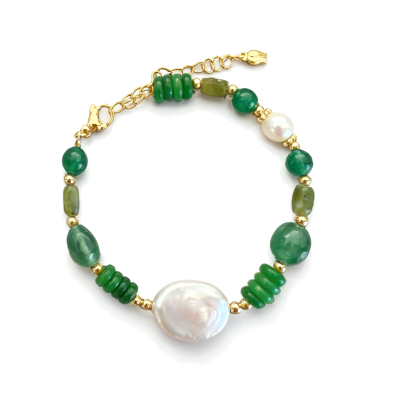 Verdant Pearl Bracelet