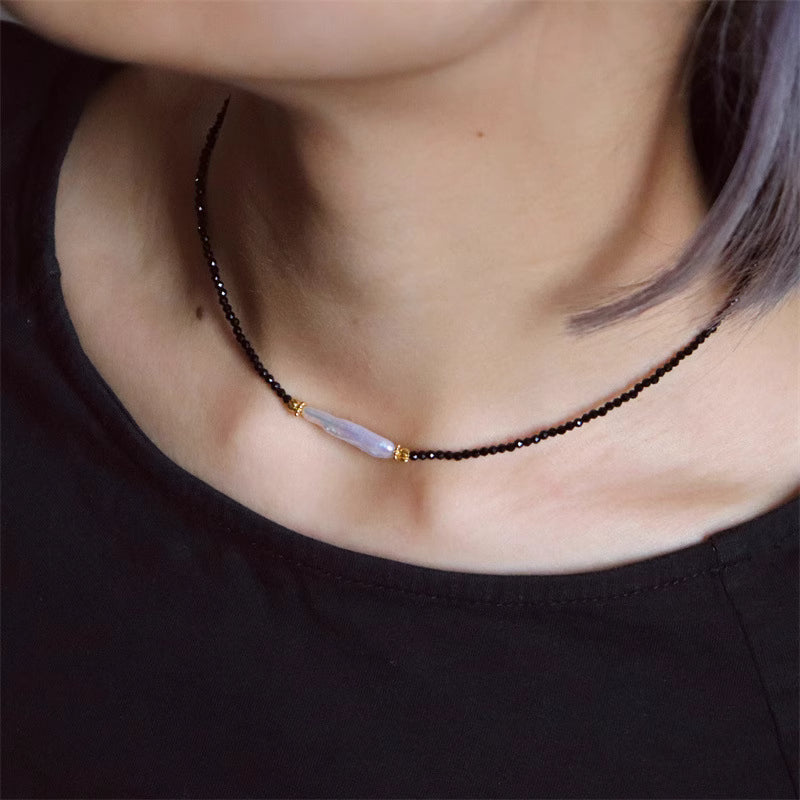 Noir Pearl Necklace