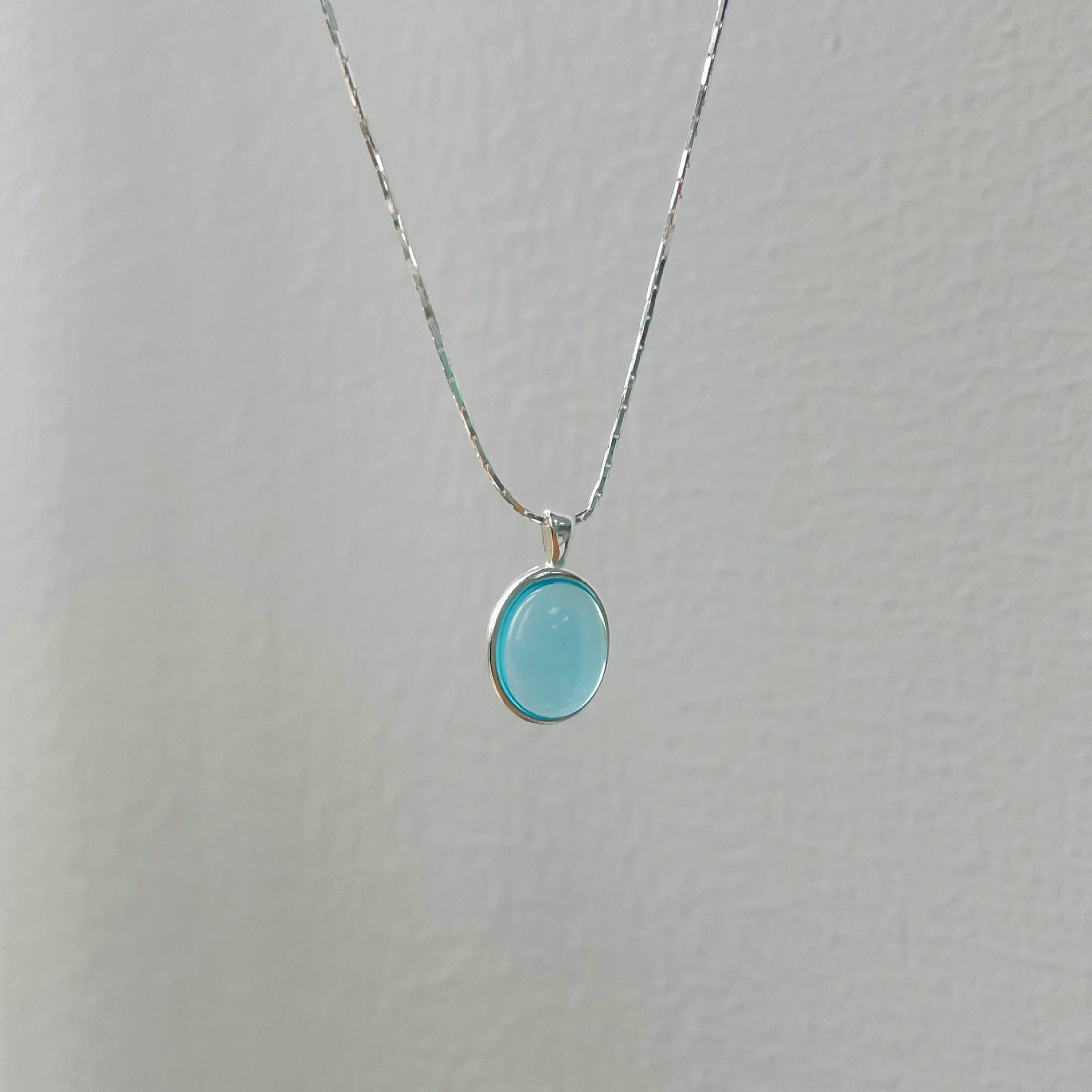 Selene Moonstone & Aquamarine Necklace