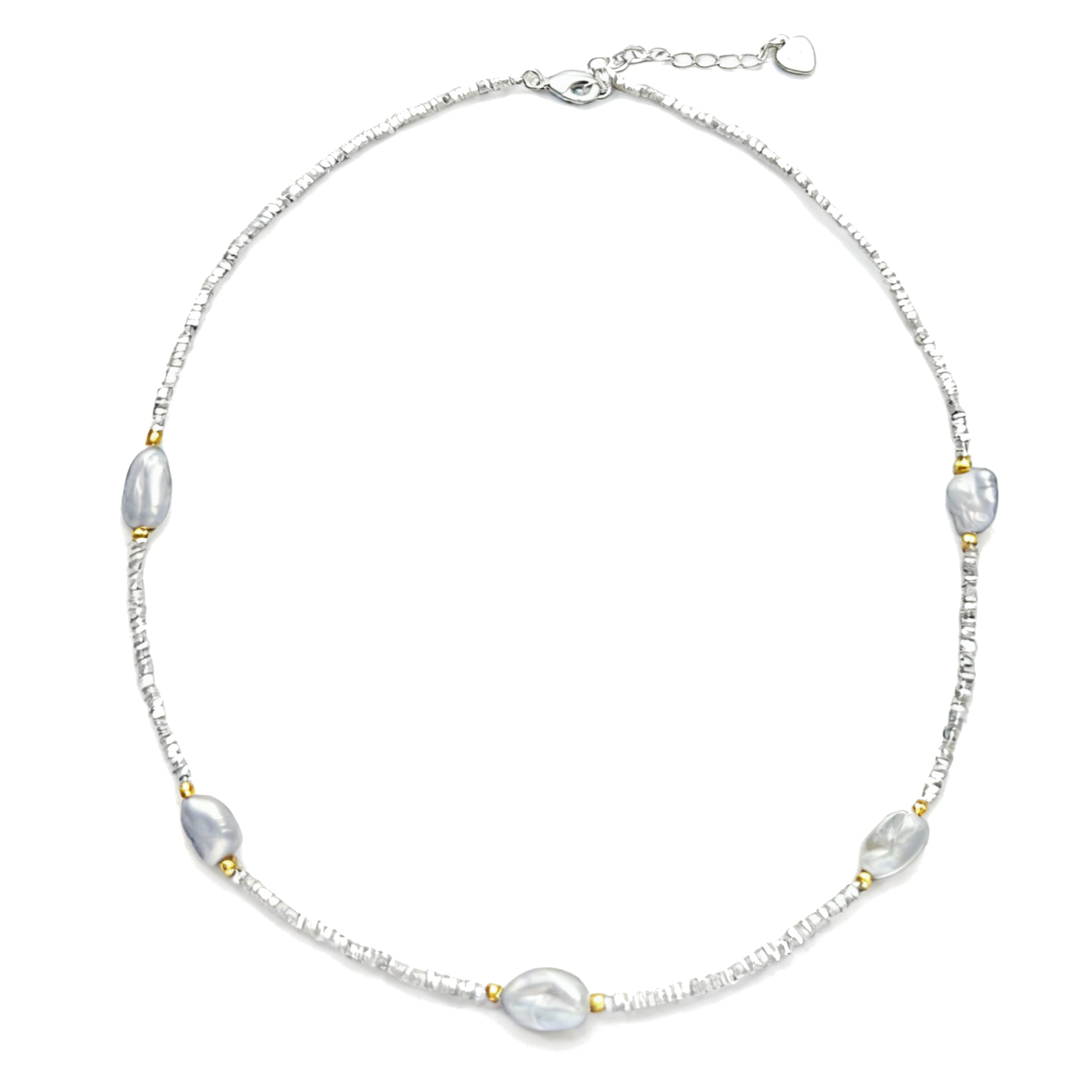 Stardust Baroque Pearl Necklace